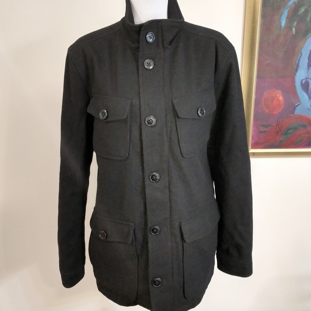 Kenneth Cole New York coat black men's med